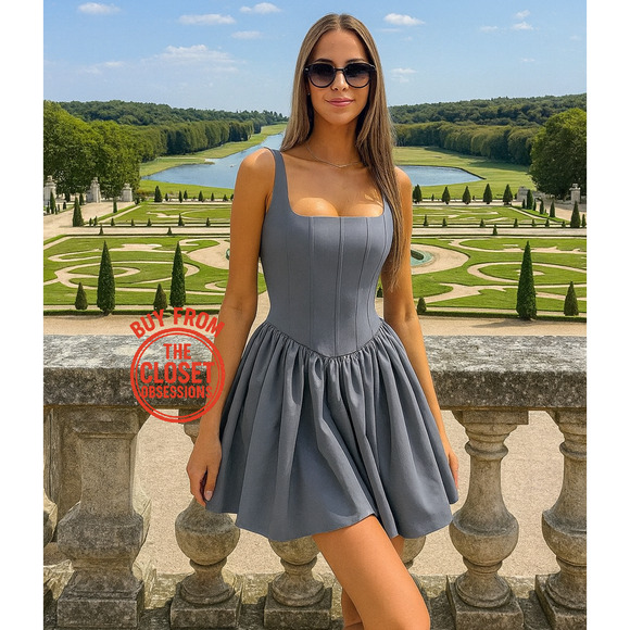 ZARA BLOGGER FAVE!!! A-line Short Dress NWT - Picture 1 of 16